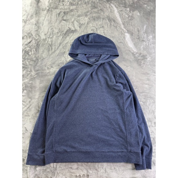 Vineyard Vines Other - Vineyard Vines Shep & Ian Men's Hoodie L Blue Diagonal Textured Fabric